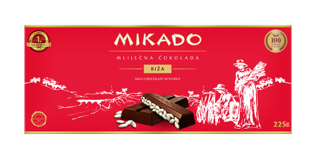 Mikado Rice Choc 225g