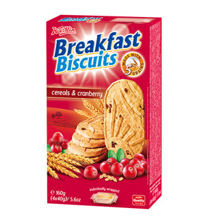 Koestlin Breakfast Biscuits Cranberry 160g