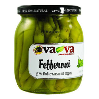 Vava Feferoni Green Hot Peppers 540g