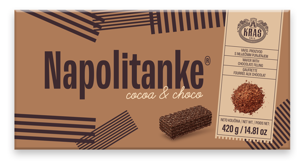 Kras Napolitanke Cocoa & Chico 420g
