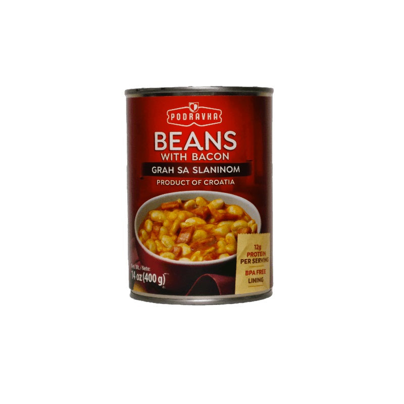 Podravka Beans with Bacon 400g