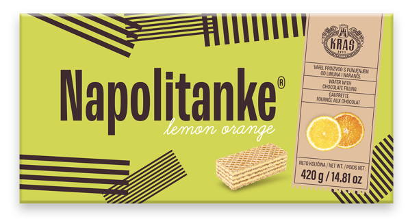 Kras Napolitanke Lemon Orange 420g