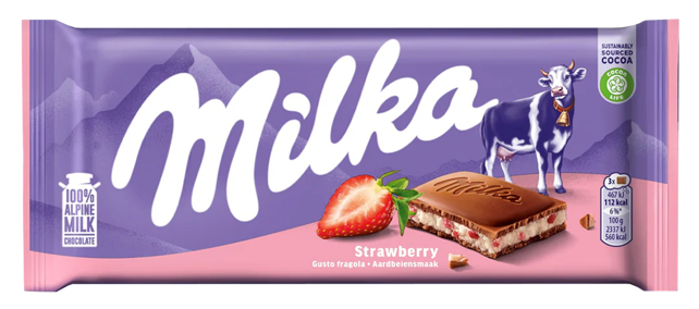Milka Strawberry 100g
