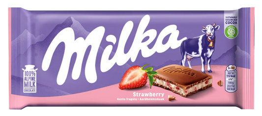 Milka Strawberry 100g