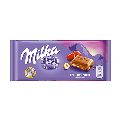 Milka Raisins & Nuts 90g