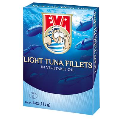 Eva Light Tuna Fillet in Veg Oil