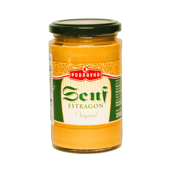 Senf Estragon 350g