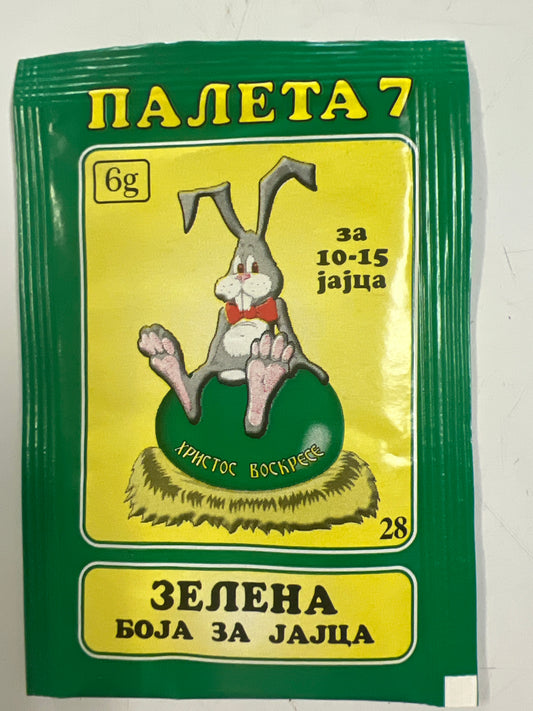 Egg Dye Green