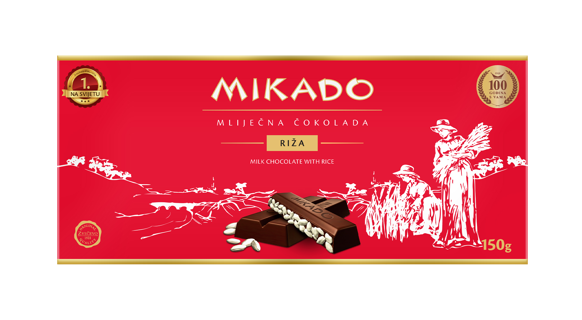 Mikado Rice Chocolate 150g