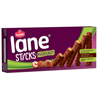 Lane Sticks Biscuit Hazelnut 125g