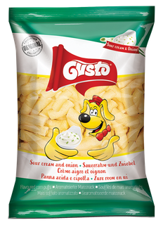 Gusto Corn Puff Sour Cream Onion 80g