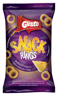 Gusto Snack Rings Cheese 80g