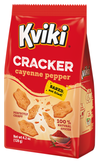 Podravka Kviki Crackers Cayenne Pepper 120g