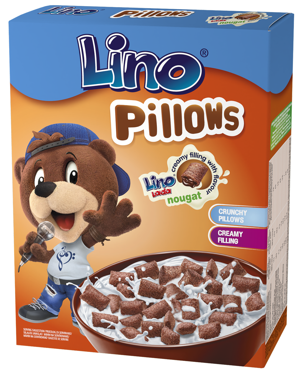 Podravka Lino Pillow Nougat Cereal 250g