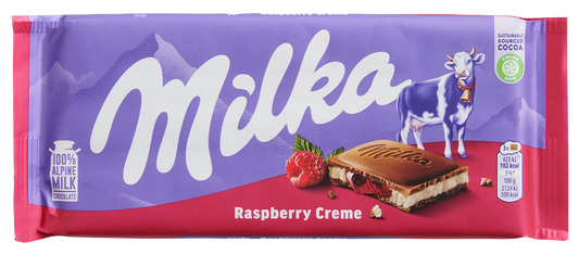Milka Raspberry Creme 100g
