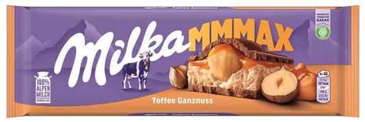 Milka Mmmax Toffe Whole Nuts Choc 300g