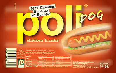 Poli Chicken Franks 396g