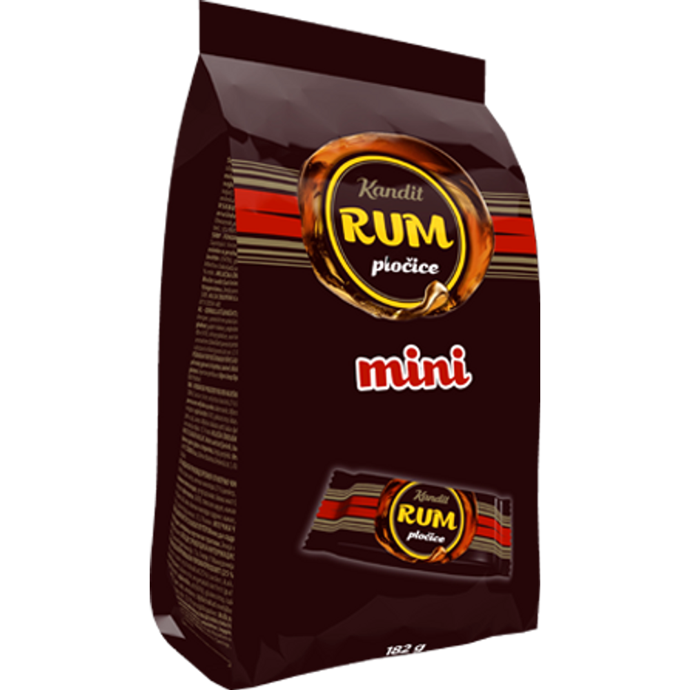 Kandit Rum Plocice Mini 182g