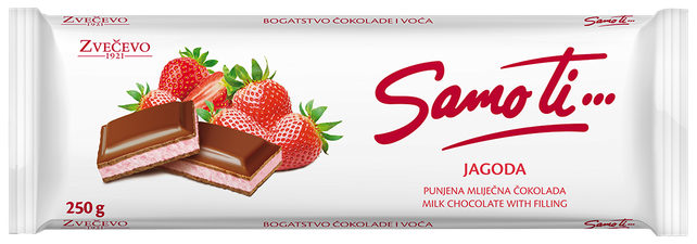 Zvecevo Samo ti Chocolate Jagoda 250g