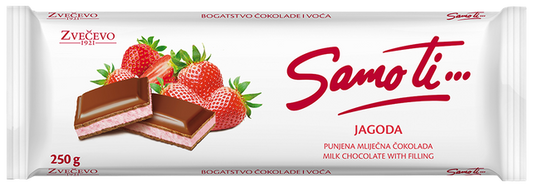Zvecevo Samo ti Chocolate Jagoda 250g