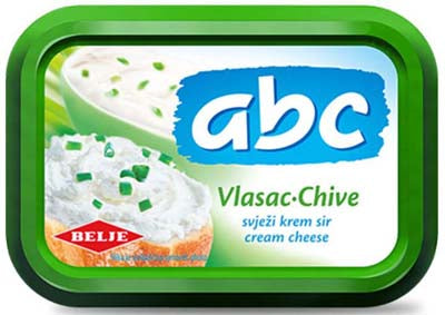ABC Vlasac Chive cream cheese 200g