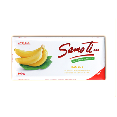 Zvecevo Samo Ti Banana Choc 100g