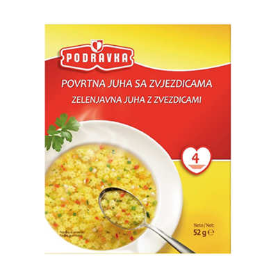 Vegetable Soup with Stars Podravka