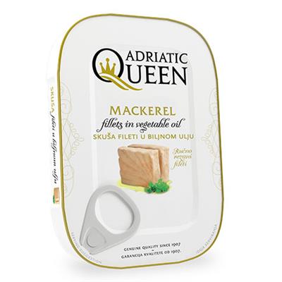 Mackerel Fillets in Veg Oil-Adriatic Queen
