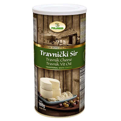 Travnicki Cows Milk Cheese-Poljorad 800g