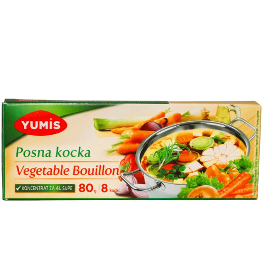 Yumis Vegetable Flavor Bouillon 8 squares